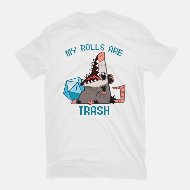 My Rolls Are Trash-Womens-Fitted-Tee-Hunnydoll