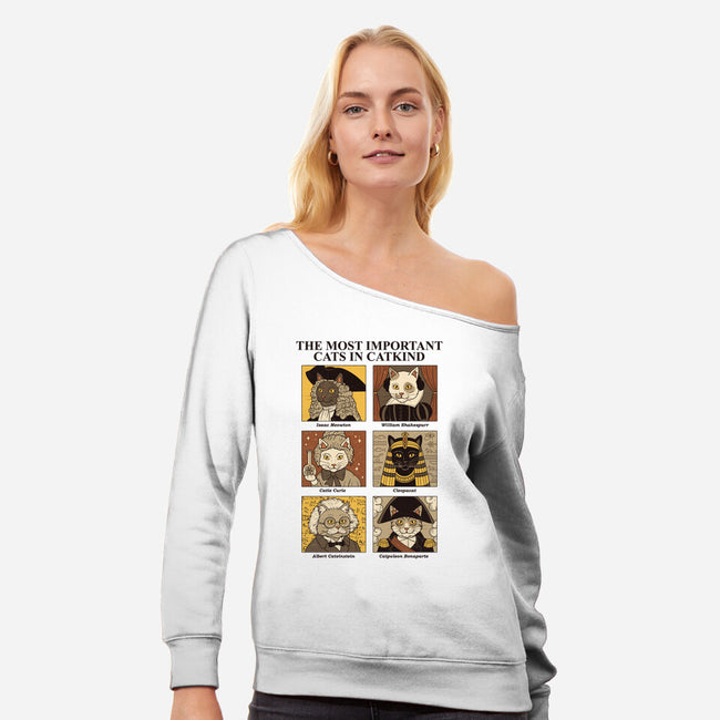 Catkind-Womens-Off Shoulder-Sweatshirt-Thiago Correa