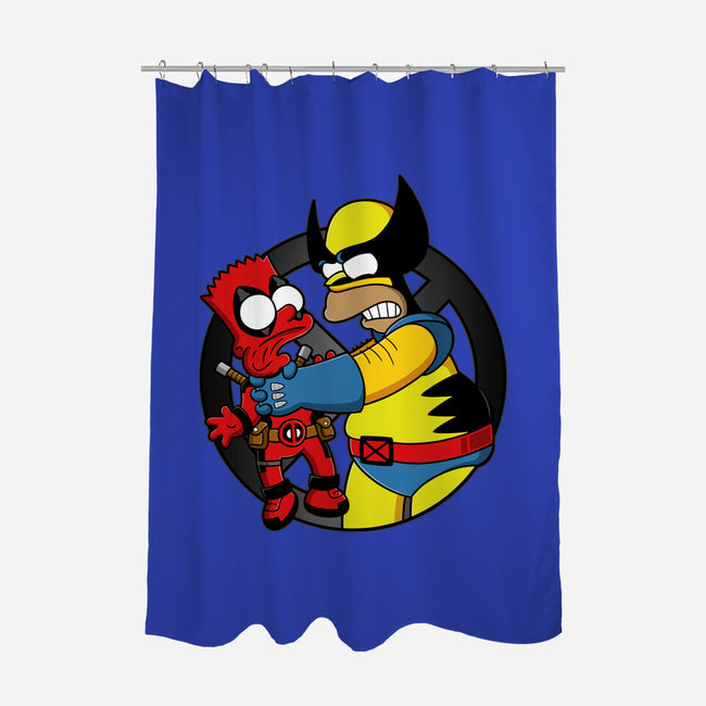 Why You Little Wade-None-Polyester-Shower Curtain-Barbadifuoco