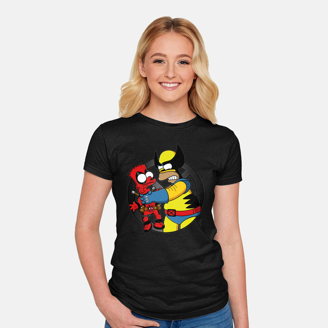 Why You Little Wade-Womens-Fitted-Tee-Barbadifuoco