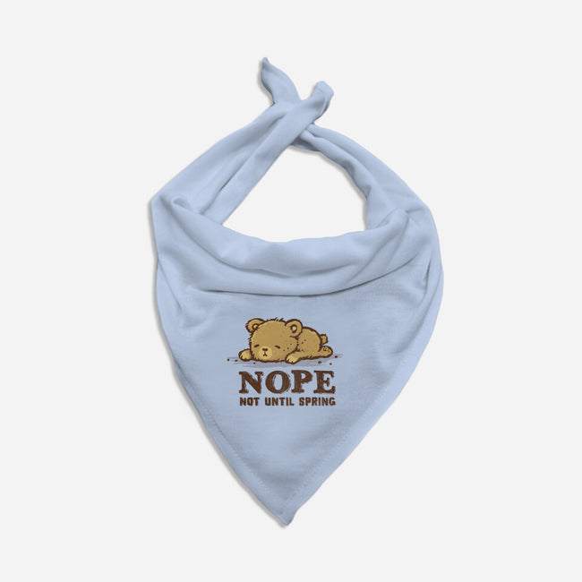 Nope Not Until Spring-Cat-Bandana-Pet Collar-kg07