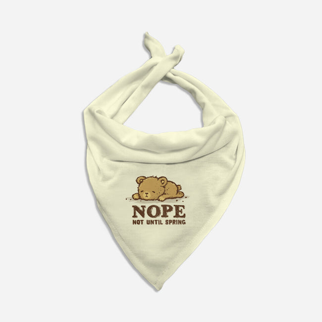 Nope Not Until Spring-Cat-Bandana-Pet Collar-kg07