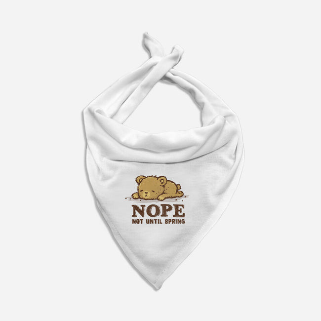 Nope Not Until Spring-Cat-Bandana-Pet Collar-kg07