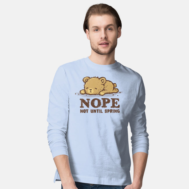 Nope Not Until Spring-Mens-Long Sleeved-Tee-kg07