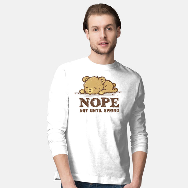 Nope Not Until Spring-Mens-Long Sleeved-Tee-kg07