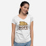 Nope Not Until Spring-Womens-V-Neck-Tee-kg07