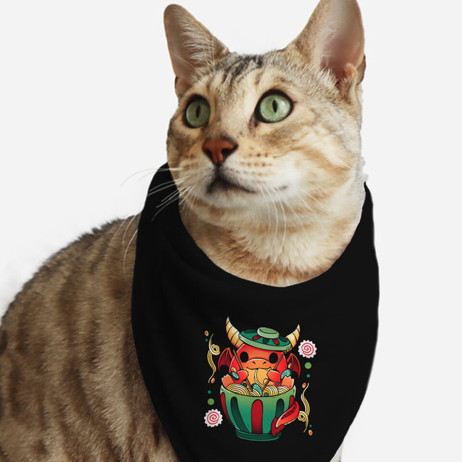 Ramen Noodles Dragon-Cat-Bandana-Pet Collar-Vallina84