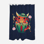 Ramen Noodles Dragon-None-Polyester-Shower Curtain-Vallina84