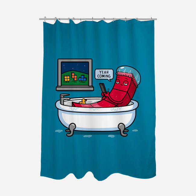 Piece On The Way-None-Polyester-Shower Curtain-Raffiti