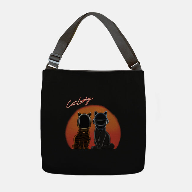 Cat Lucky-None-Adjustable Tote-Bag-rmatix