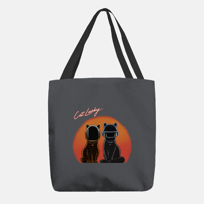 Cat Lucky-None-Basic Tote-Bag-rmatix