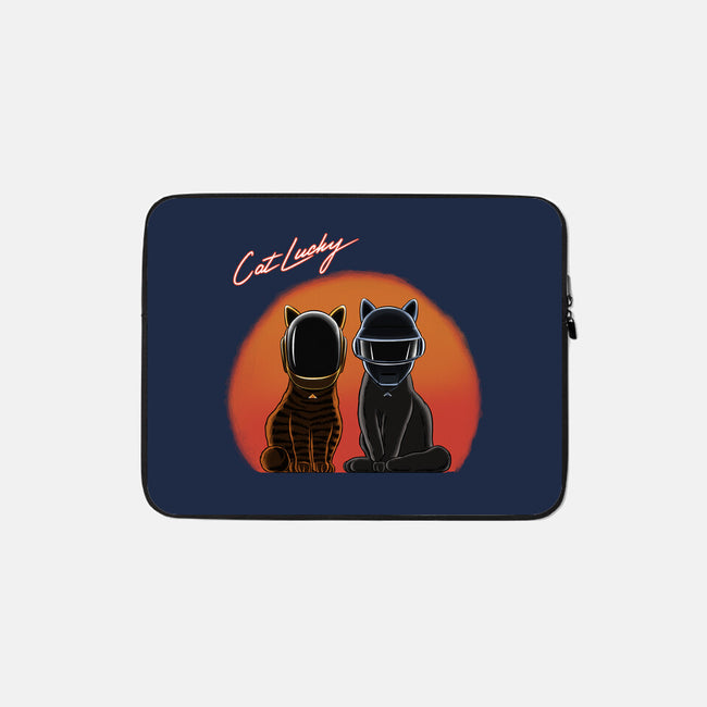 Cat Lucky-None-Zippered-Laptop Sleeve-rmatix