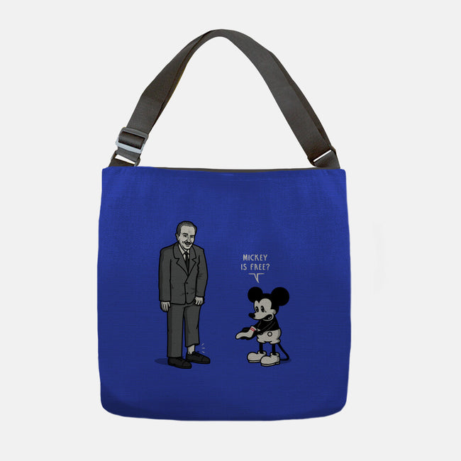 Mickey Is Free-None-Adjustable Tote-Bag-Raffiti