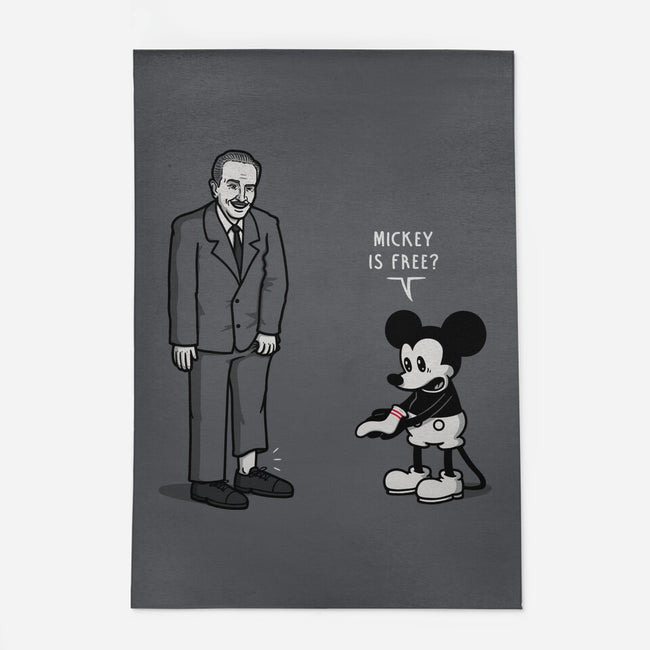 Mickey Is Free-None-Indoor-Rug-Raffiti