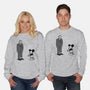 Mickey Is Free-Unisex-Crew Neck-Sweatshirt-Raffiti