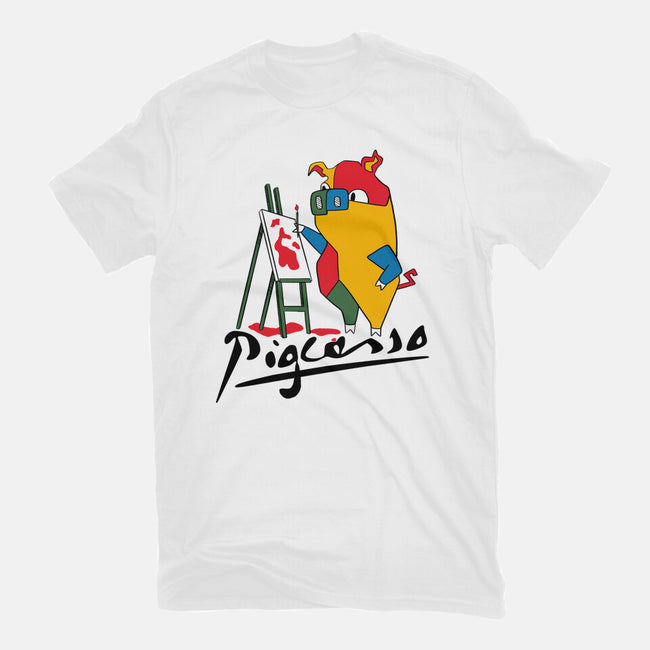 Pigcasso-Womens-Fitted-Tee-tobefonseca