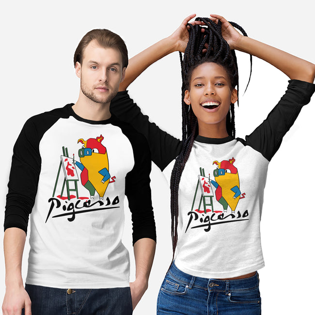 Pigcasso-Unisex-Baseball-Tee-tobefonseca