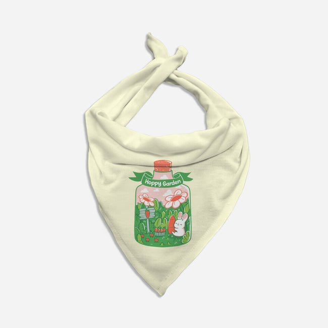 Hoppy Bunny Garden-Cat-Bandana-Pet Collar-tobefonseca