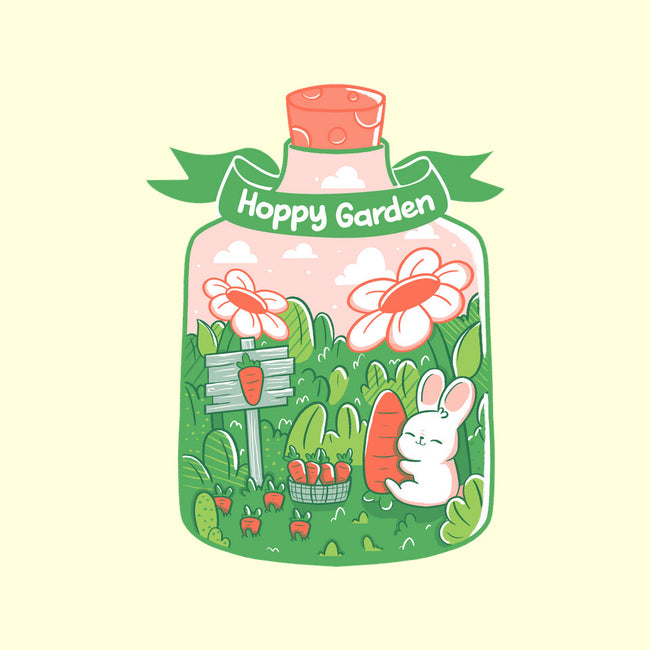 Hoppy Bunny Garden-None-Beach-Towel-tobefonseca