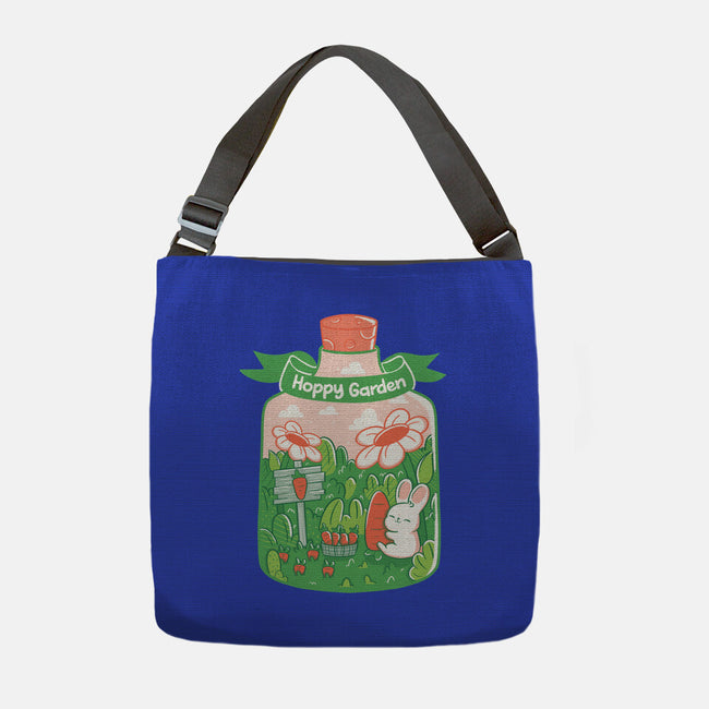 Hoppy Bunny Garden-None-Adjustable Tote-Bag-tobefonseca