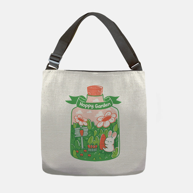 Hoppy Bunny Garden-None-Adjustable Tote-Bag-tobefonseca