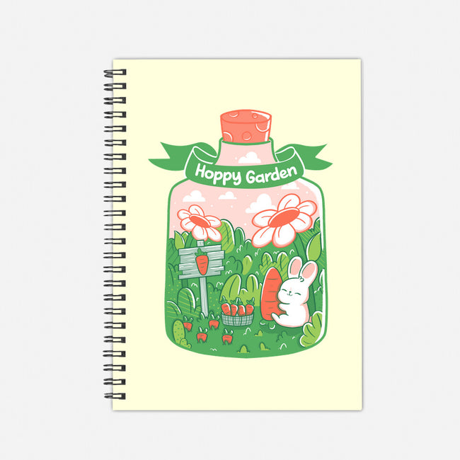 Hoppy Bunny Garden-None-Dot Grid-Notebook-tobefonseca