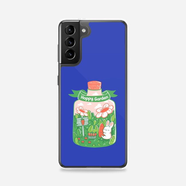 Hoppy Bunny Garden-Samsung-Snap-Phone Case-tobefonseca