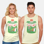 Hoppy Bunny Garden-Unisex-Basic-Tank-tobefonseca