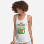 Hoppy Bunny Garden-Womens-Racerback-Tank-tobefonseca