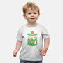 Hoppy Bunny Garden-Baby-Basic-Tee-tobefonseca