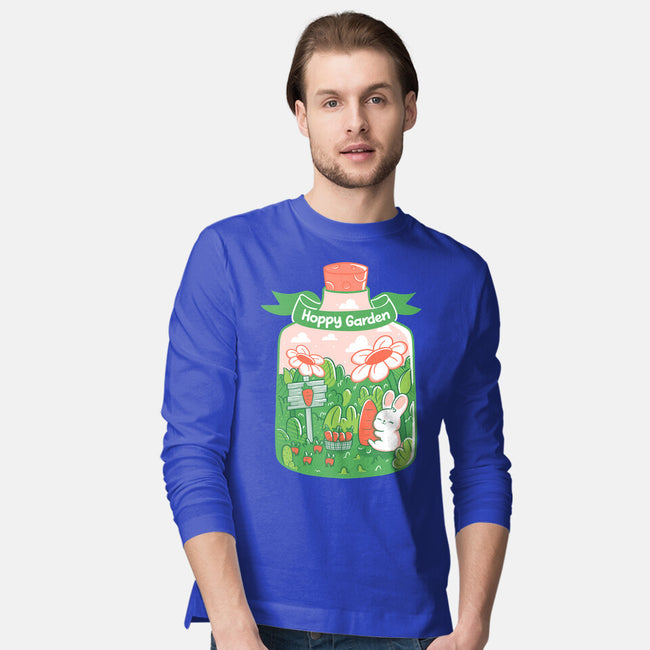 Hoppy Bunny Garden-Mens-Long Sleeved-Tee-tobefonseca