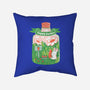 Hoppy Bunny Garden-None-Non-Removable Cover w Insert-Throw Pillow-tobefonseca