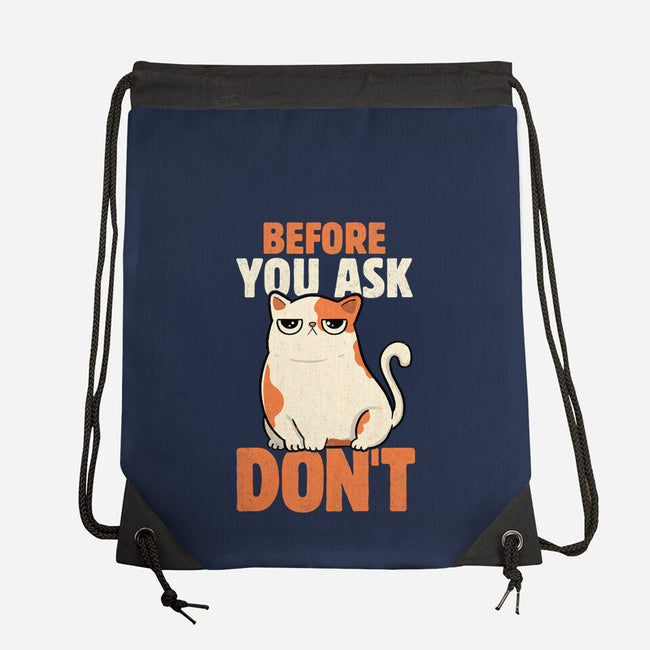 Before You Ask Don't-None-Drawstring-Bag-tobefonseca