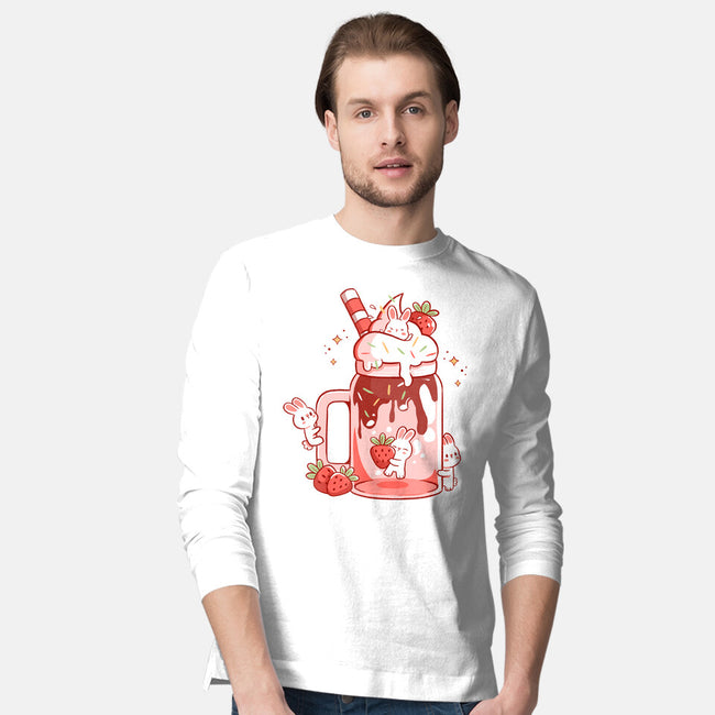 Strawbunny Slush-Mens-Long Sleeved-Tee-tobefonseca