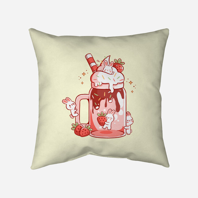 Strawbunny Slush-None-Non-Removable Cover w Insert-Throw Pillow-tobefonseca