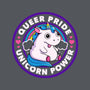 Queer Pride Unicorn Power-None-Stretched-Canvas-tobefonseca