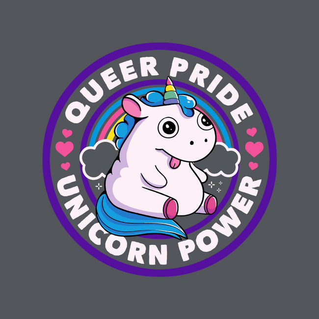 Queer Pride Unicorn Power-None-Non-Removable Cover w Insert-Throw Pillow-tobefonseca