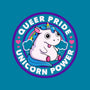 Queer Pride Unicorn Power-Unisex-Basic-Tee-tobefonseca