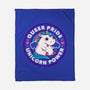 Queer Pride Unicorn Power-None-Fleece-Blanket-tobefonseca