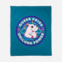 Queer Pride Unicorn Power-None-Fleece-Blanket-tobefonseca