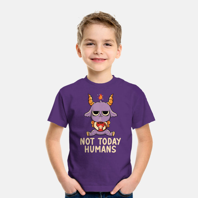 Not Today Humans-Youth-Basic-Tee-tobefonseca