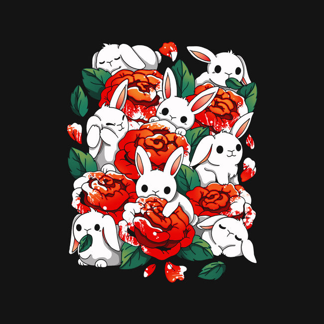 White Rabbit Rose-Mens-Heavyweight-Tee-Vallina84