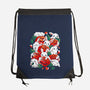 White Rabbit Rose-None-Drawstring-Bag-Vallina84