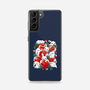 White Rabbit Rose-Samsung-Snap-Phone Case-Vallina84