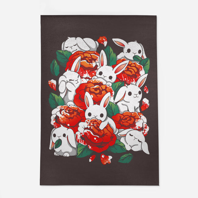 White Rabbit Rose-None-Indoor-Rug-Vallina84