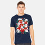 White Rabbit Rose-Mens-Heavyweight-Tee-Vallina84