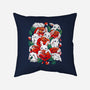 White Rabbit Rose-None-Removable Cover w Insert-Throw Pillow-Vallina84