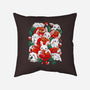 White Rabbit Rose-None-Removable Cover-Throw Pillow-Vallina84