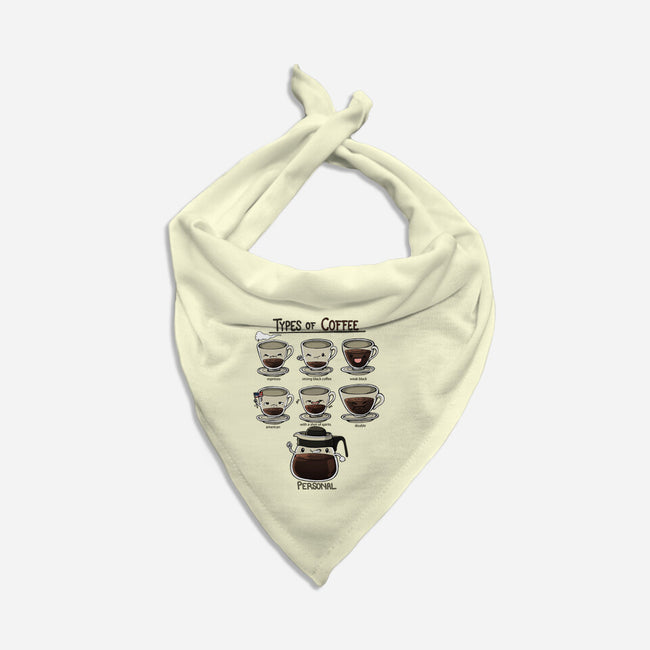 Type Of Coffee-Dog-Bandana-Pet Collar-Vallina84