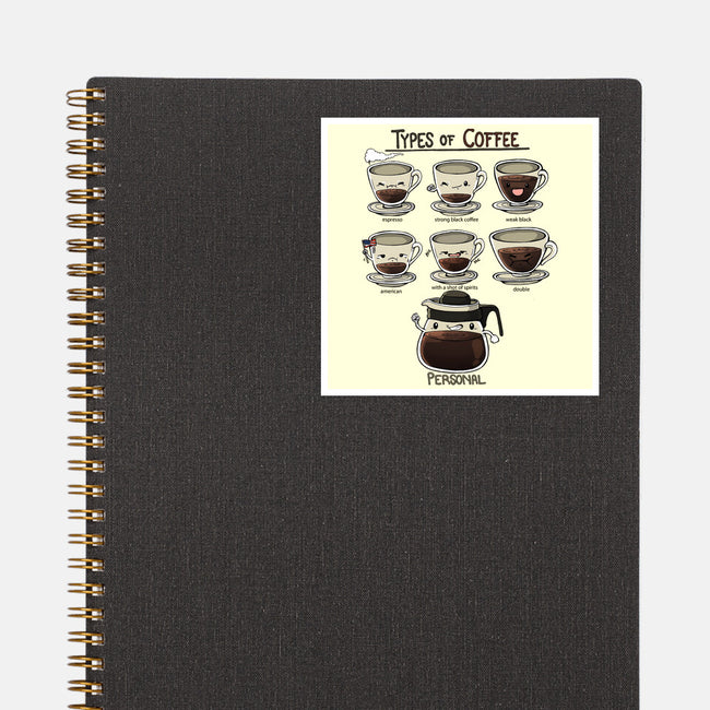 Type Of Coffee-None-Glossy-Sticker-Vallina84